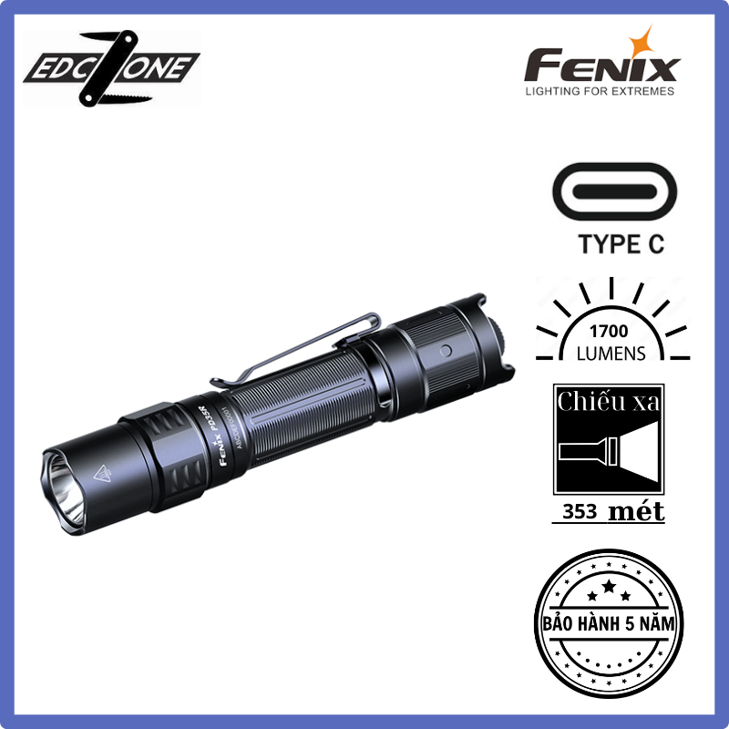 Đèn FENIX PD35R Chính hãng (1700 Lumens)