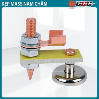 Kẹp mass, kẹp mát nam châm | lực hút mạnh cho máy hàn
