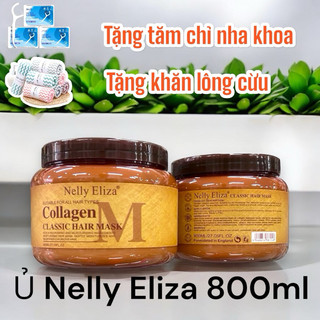 Kem Hấp Ủ Tóc Mềm Mượt Nelly Eliza Collagen Hair Mask 800ml