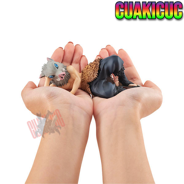 [CHÍNH HÃNG MEGAHOUSE] Mô Hình Cao Cấp Inosuke Nằm - Đồ Chơi Trưng Bày - Figure Hashibira Inosuke G.