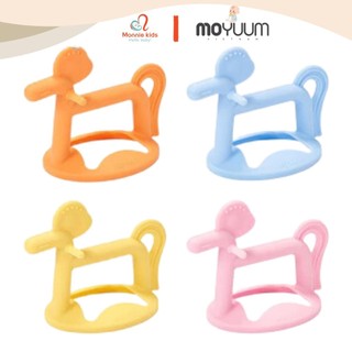 Gặm nướu cho bé MOYUUM silicone hình hươu, đồ chơi gặm nứu Hàn Quốc silicon an toàn - Monnie Kids