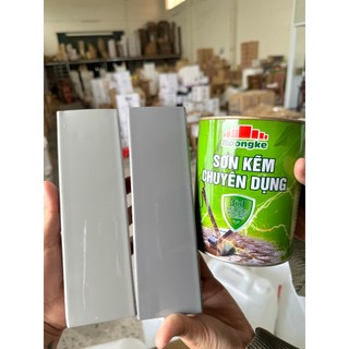 Sơn Sắt Mạ Kẽm Boongke Xám Khói Thuốc và Xám Ghi Đá ( 400Gr - 800Gr )
