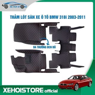 Thảm sàn ô tô 5D 6D cho xe BMW 318i 2003-2011 Da xịn, không mùi, bền, thân thiện
