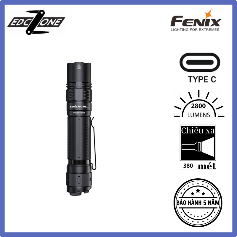 Đèn FENIX PD36R PRO Chính hãng (2800 Lumens)