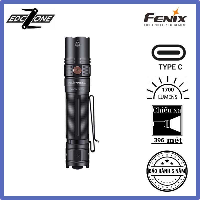 Đèn FENIX PD36R V2.0 Chính hãng (1700 Lumens)
