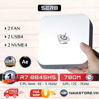 Ser8 ser7 max - beelink amd ryzen 8845hs radeon 780m máy tính mini pc minisforum r7 8000
