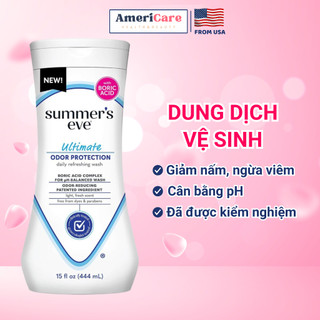 Dung dịch vệ sinh Summer's Eve, sữa tắm nước rửa phụ khoa, ddvs, chăm sóc vệ sinh vùng kín, khử mùi vùng kín - AmeriCare