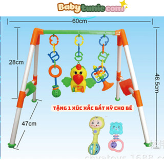(Ảnh+Video thật)Kệ Chữ A Phát Nhạc Hình Con Vẹt Cho Bé Yêu An Toàn Cho Bé - Smart Kid shop Mẹ Gạo