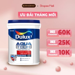 Sơn chống thấm pha xi măng DULUX Aquatech 6kg