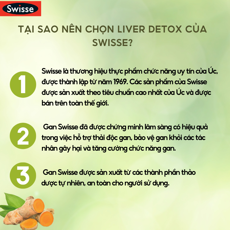 Thải độc gan Swisse Ultiboost Liver Detox 120 viên đào thải độc tốc , thanh lọc cơ thể và bảo vệ gan