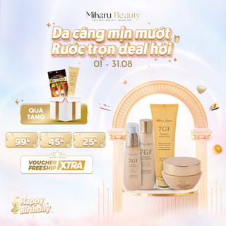 Chăm da sáng trong, trẻ khỏe hạnh phúc - 7GF Facial Foam, Face Essence, Face Lotion, Face Cream