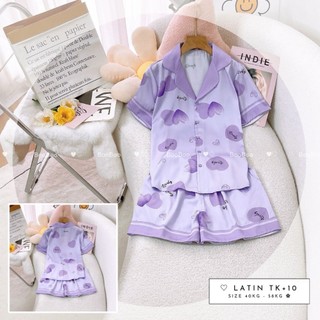 [HCM] (40-56kg F1) Đồ bộ đùi latin/mango pijama BOO BOO áo tay ngắn quần đùi. drap gối codipa. doraemon-trơn