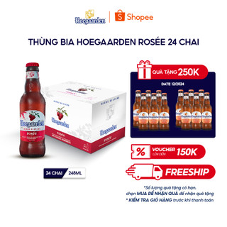 Bia Hoegaarden rosée thùng 24 chai