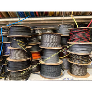 5M gen lưới xác rắn bọc ngoài bảo vệ dây điện, dây loa, dây tín hiệu nhập khẩu sẵn