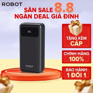 Pin Sạc Dự Phòng 30.000mAh ROBOT RT32 RT40 Sạc Nhanh PD/QC 3.0 Công Suất 22.5W 3 Cổng Sạc Ra