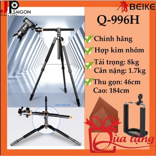 CHÂN MÁY ẢNH BEIKE SYSTEM GO Q-996H - THANH NGANG + QUÀ TẶNG