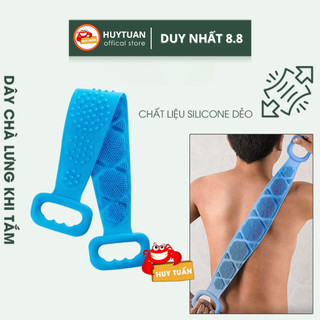Dây chà lưng đai chà lưng cọ lưng silicon 2 mặt gai tẩy tế bào chết