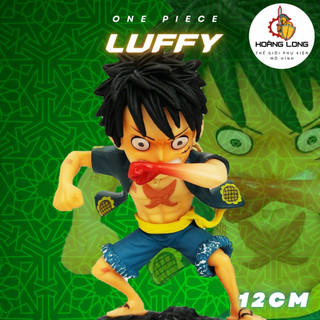 Mô hình bộ Luffy Gear 4 cao 12cm, figure One Piece, quà tặng Sưu tầm Độc đáo (phụ kiện Hoàng Long)