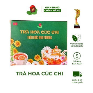 Trà hoa cúc chi - hộp 10 gói - thảo mộc nam phương