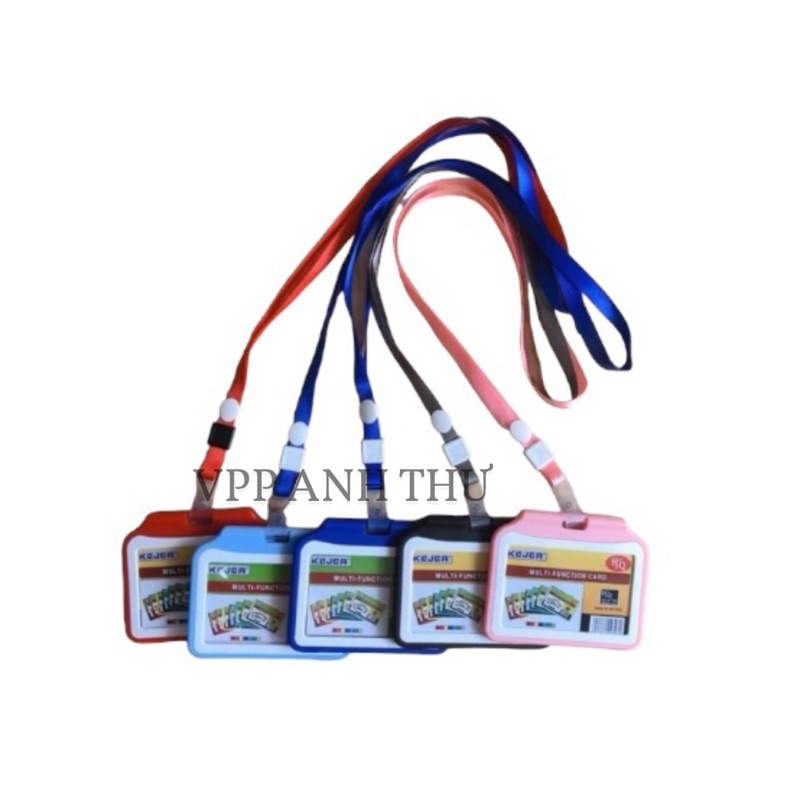 BẢNG TÊN THẺ NHỰA 2 MẶT DÂY LỤA CAO CẤP