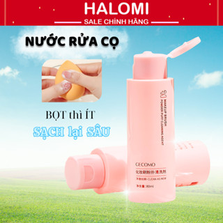 Nước Rửa Cọ Trang Điểm GECOMO Giặt Mút Siêu Sạch Dễ Sử Dụng - Nước rửa cọ 80ml