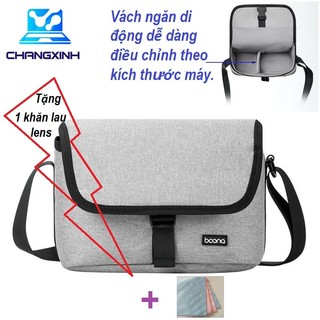 Túi đựng máy ảnh baona bn-h013 tặng 1 khăn lau lens - tt73