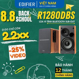 Loa EDIFIER R1280DBs Bluetooth Máy tính để bàn Công suất 42W Vi tinh kết cổng subout Điều khiển từ xa Hàng chính hãng