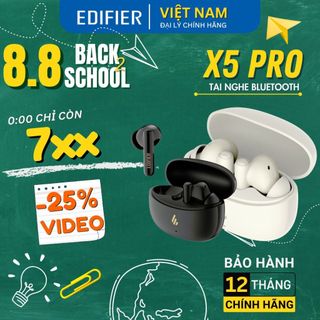 Edifier X5 Pro Tai nghe bluetooth Chống ồn chủ động In-ear | App Edifier Connex - Bảo Hành 12 Tháng