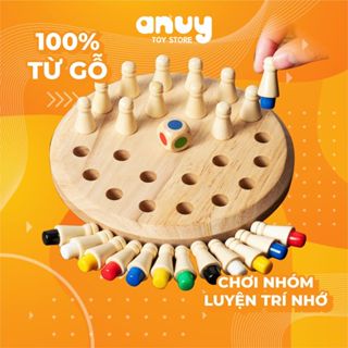 Bộ cờ trí nhớ màu sắc đồ chơi trí tuệ cho bé chơi nhóm board game