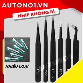 Nhíp nhọn cao cấp màu bạc - nhíp cong - nhíp nhọn đen dùng gắp decal - chi tiết mô hình USTAR PK332