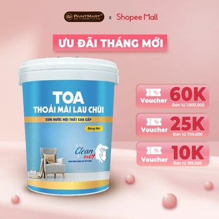 Sơn nước nội thất TOA thoải mái lau chùi 1 lít