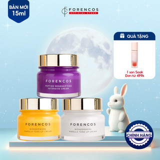 Kem dưỡng trắng da, hỗ trợ làn da lão hoá Forencos mini ban ngày và đêm 10ml/ 15ml