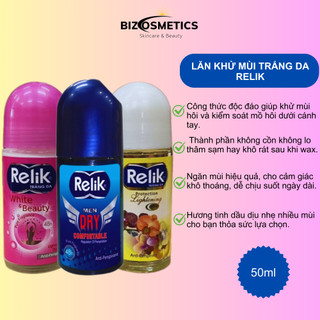 Lăn khử mùi Relik White & Beauty 50ml