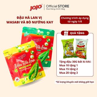 Combo 20 Gói Đậu Hà Lan Vị Bò Cay Và Vị Wasabi Loại 30G (Tặng kèm Đậu 30G)