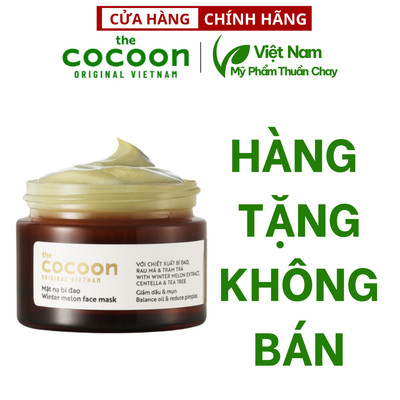 HÀNG TẶNG KHÔNG BÁN - Mặt nạ bí đao Cocoon giảm dầu & mụn 30ml - Vegan