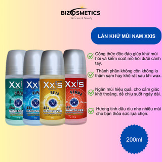 Lăn khử mùi cho nam nano silver gamma/beta xxis 55g