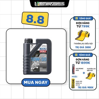 Nhớt tổng hợp Liqui Moly Motorbike Street 4T 10W30