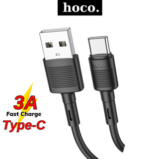 Dây sạc Type C Hoco sạc nhanh 3A cáp silicone siêu bền thích hợp với nhiều dòng điện thoại Android