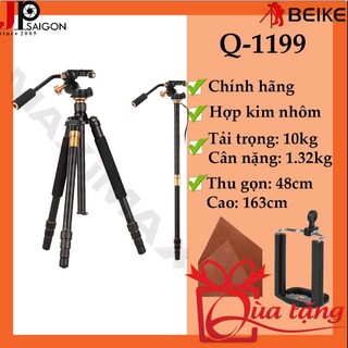 Chân máy ảnh beike q-1199 video + quà tặng