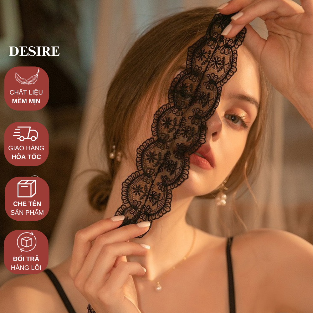Mặt nạ ren Bịt mắt ren gợi cảm phối đồ cosplay sexy W23