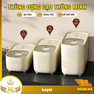 Thùng đựng gạo thông minh uforu xiaomi youpin | thùng gạo thông minh size 5/10/15kg chống ẩm mốc