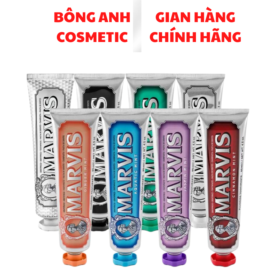 Kem đánh răng Marvis Toothpaste 85ml-75ml nhiều mùi hương