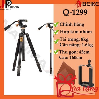 Chân máy ảnh beike q-1299 video + quà tặng