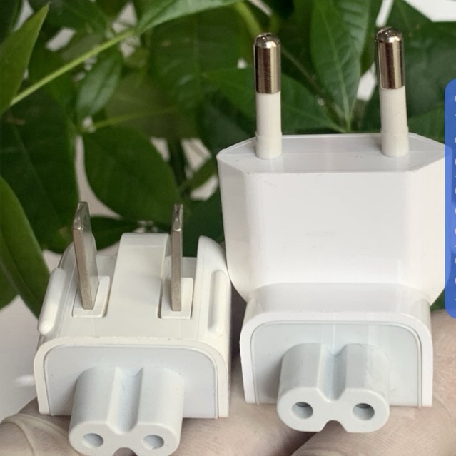 Chân củ sạc 2 chấu cho tablet táo,IP,laptop táo. Hàng bóc máy