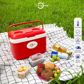 [THIẾT KẾ MỚI] Thùng giữ nhiệt Hàn Quốc - Living On đa năng 9L - Thùng giữ nhiệt cắm trại