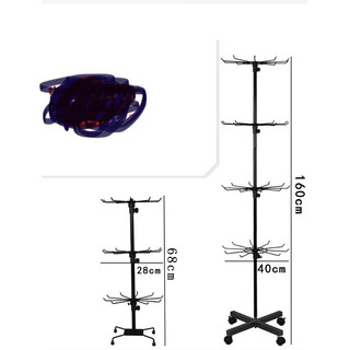Giá treo trưng bày trang sức bông tai/vòng cổ/nhẫn xoay được 3 tầng có thể tháo dời tiện lợi