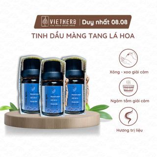 Tinh dầu màng tang lá VIETHERB dung tích 10ml, xông xoa giải cảm