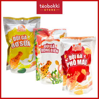  Snack đùi gà Ăn Cùng Bà Tuyết vị phô mai bơ sữa rong biển mix 7 vị gói 52g 70g 
