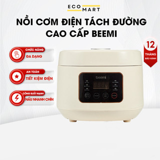 Nồi cơm điện tách đường Beemi BẢN TIẾNG VIỆT chống dính dung tích 1,2L nồi cơm điện tử đa năng hẹn giờ giữ ấm