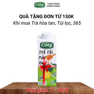 [QUÀ TẶNG - Không Bán] Trà Uống Liền Cozy 225ML/ Chai - Trà Hoa Quả Thơm Mát, Giải Khát Tiện Lợi Cho Mùa Hè
